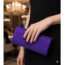 Evening Bag - Jeweled Acrylic Beads w/ Flap - Blue -BG-100317BL